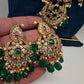 CZ Chandballi Mango Mala Long Necklace - 