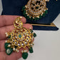 CZ Chandballi Mango Mala Long Necklace - 