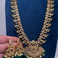 CZ Floral Mango Mala Long Necklace - 