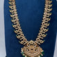 CZ Floral Mango Mala Long Necklace - 