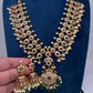 CZ Floral Mango Mala Long Necklace - 