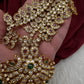 CZ Peacock Mango Mala Long Necklace - 