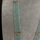 CZ Beads Birdie Long Color Stone Necklace - MintGreen