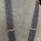 CZ Beads Birdie Long Color Stone Necklace - Purple
