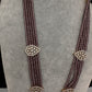 CZ Beads Birdie Long Color Stone Necklace - Purple