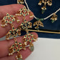 Panch Lada Pearls and Emerald Beads Long Necklace - 