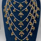 Panch Lada Pearls and Emerald Beads Long Necklace - 