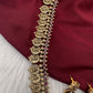 Matte Goddess Lakshmi Kassu Coin Long Antique Matte Necklace - 