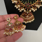 Rice Pearls Kempu Long Guttapusalu Necklace - 