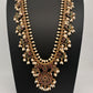 Rice Pearls Kempu Long Guttapusalu Necklace - 