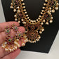 Rice Pearls Kempu Long Guttapusalu Necklace - 