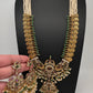 Goddess Lakshmi Kassu Coins Beads Long Necklace - Pearl