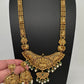 Goddess Lakshmi Gold Look Alike Long Necklace - TJ000988