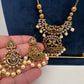 Antique Matte CZ Kemp Traditional Long Chain Necklace - product photo 4
