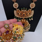 Peacock Long Mala Multi Stones Necklace - product photo 10