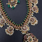 Bottu Rice Pearls Kempu Guttapusalu Necklace Set with Earrings - TJ000993