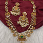 Goddess Lakshmi Mango Multi Stone Necklace