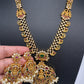 Goddess Lakshmi Multi Stone CZ Short Necklace