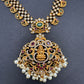 Goddess Lakshmi Multi Stone CZ Short Necklace