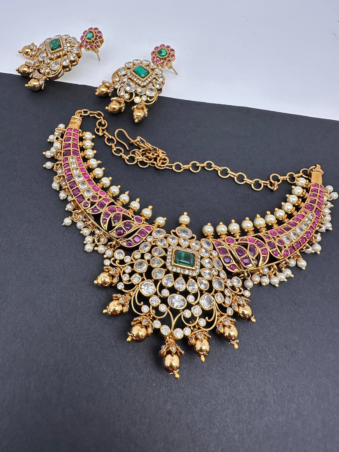 CZ Short Kanthi Necklace
