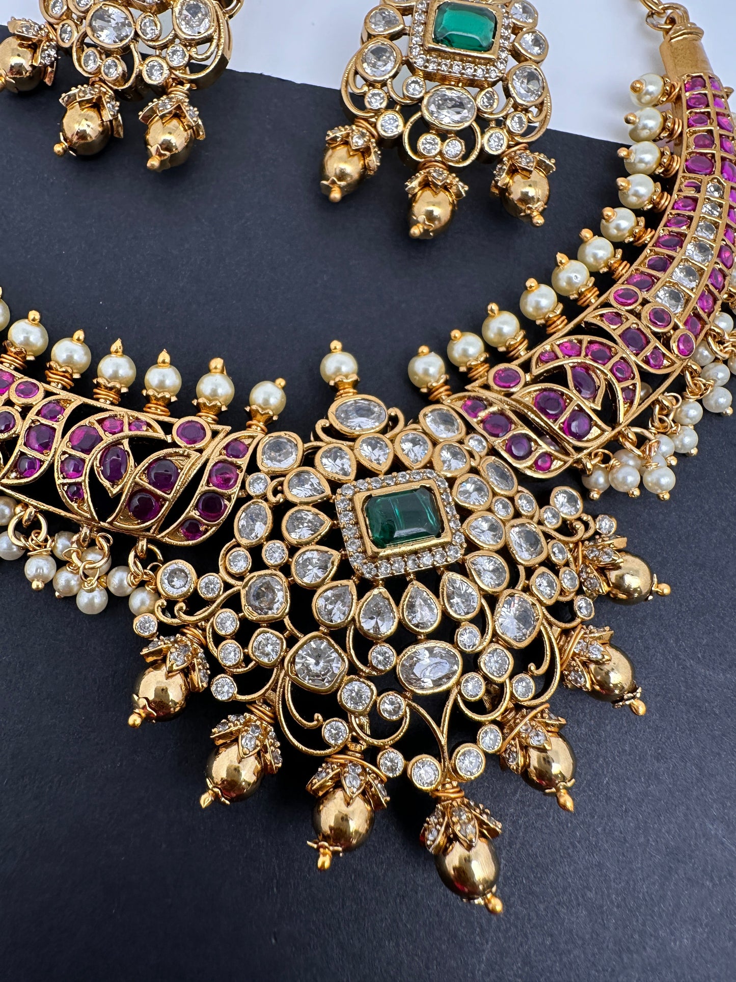 CZ Short Kanthi Necklace