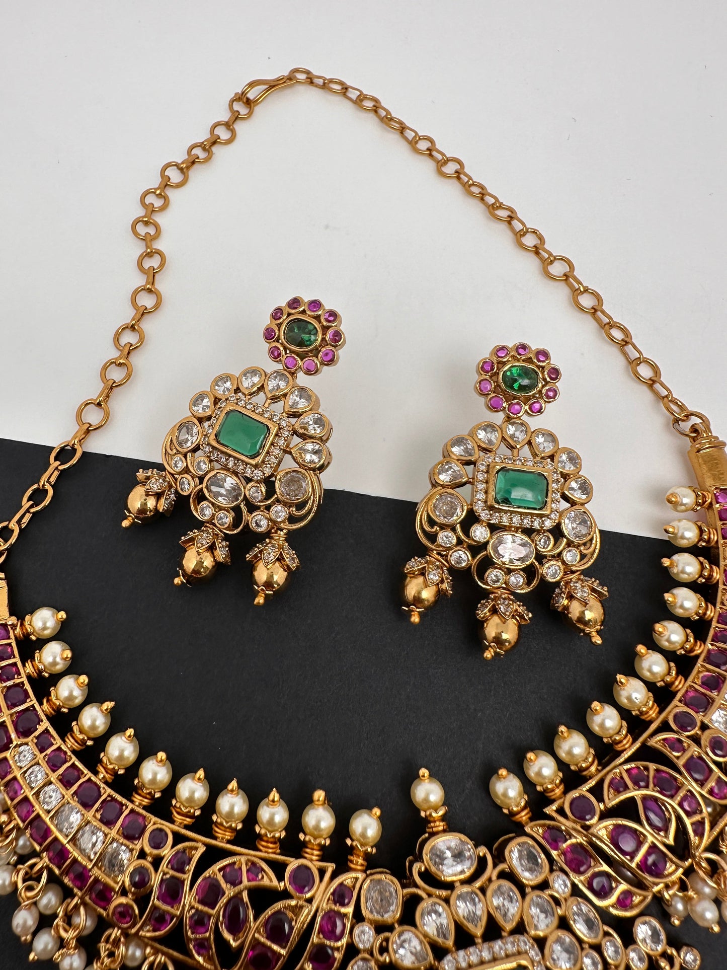 CZ Short Kanthi Necklace