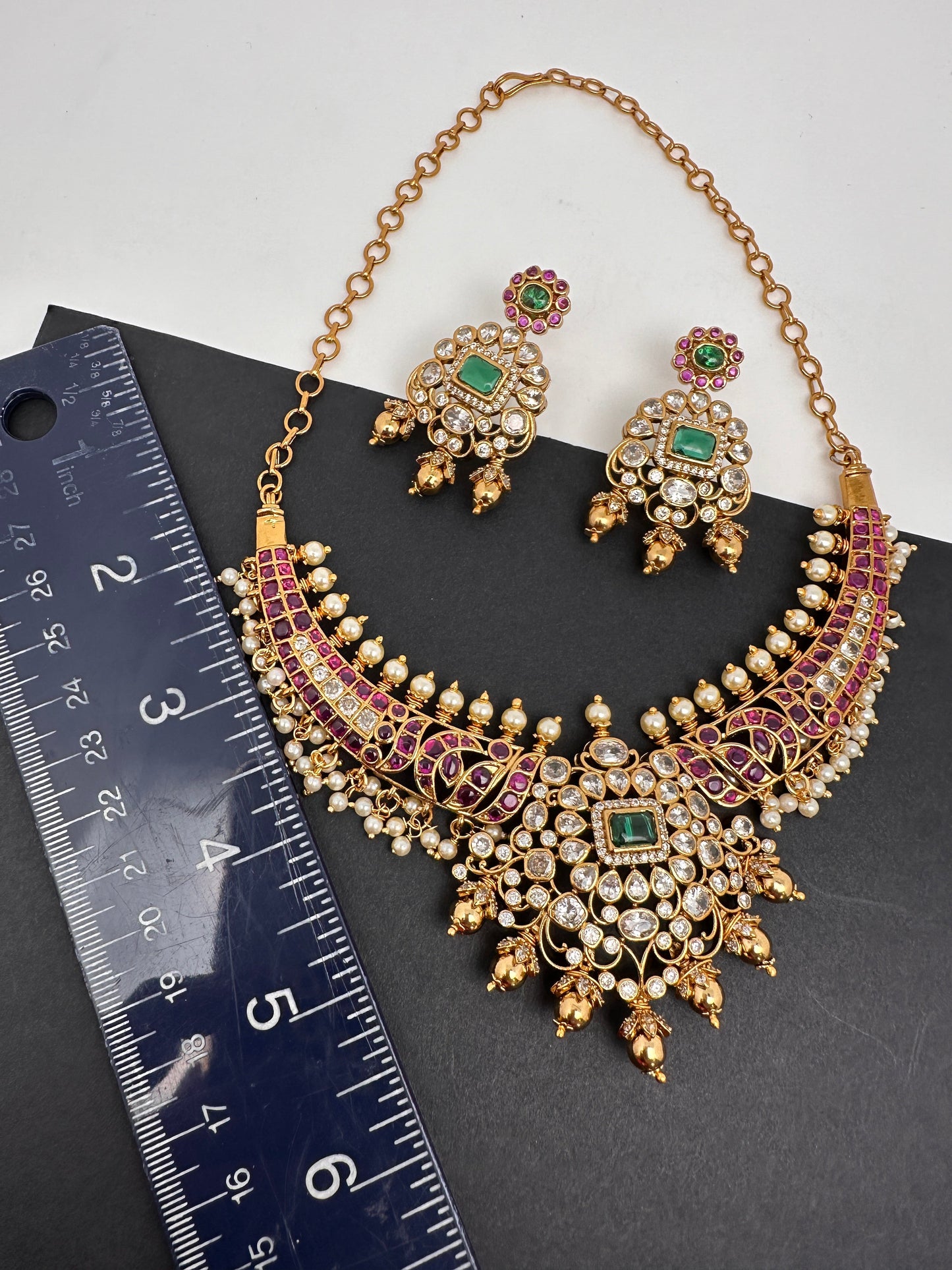 CZ Short Kanthi Necklace