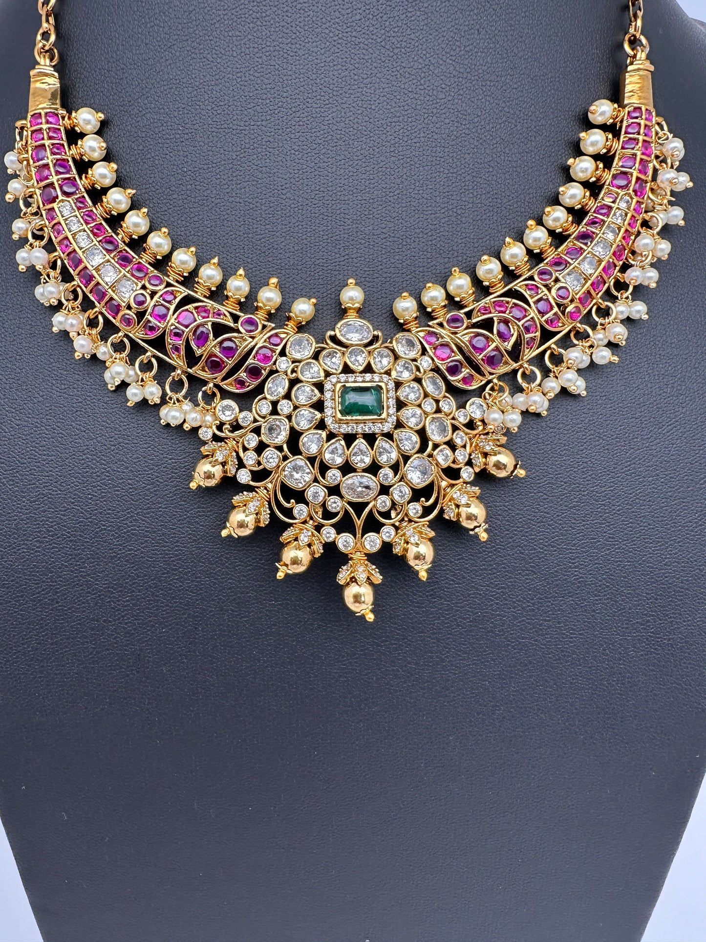 CZ Short Kanthi Necklace
