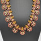 Goddess Lakshmi Bottu Mala Kempu Short Necklace