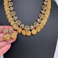 Goddess Lakshmi Multi Stones Red beads Short Guttapusalu Necklace