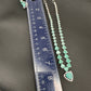 CZ AD Color Stone Dainty Short Necklace - MintGreen
