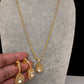 Moissanite AD Pendent Set Dainty Chain Necklace - Style1