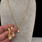 Moissanite AD Pendent Set Dainty Chain Necklace - Style2