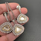 Moissanite AD Pendent Set Dainty Chain Necklace - Clear