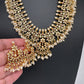 Matte Rice Pearls Guttapusalu Short Necklace