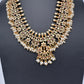 Matte Rice Pearls Guttapusalu Short Necklace