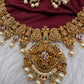 Matte Goddess Lakshmi Neckline Short Necklace