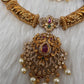 Matte Kempu CZ Kanthi Necklace