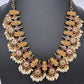 Goddess Lakshmi Rice Pearls Short Guttapusalu Necklace