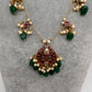 Kempu Dainty Invisible Short Necklace