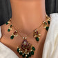 Kempu Dainty Invisible Short Necklace
