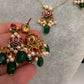 Kempu Dainty Invisible Short Necklace