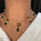 Kempu Dainty Invisible Short Necklace