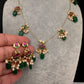 Kempu Dainty Invisible Short Necklace