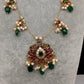 Kempu Dainty Invisible Short Necklace