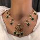 Kempu Dainty Invisible Short Necklace