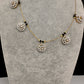 AD Black Beads Dainty Invisible Short Necklace