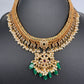CZ Pearls Jalebi Short Necklace Jhumki