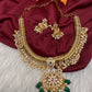 CZ Pearls Jalebi Short Necklace Jhumki