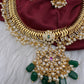 CZ Pearls Jalebi Short Necklace Jhumki